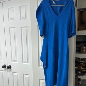 Stella McCartney Asymmetrical Blue Dress